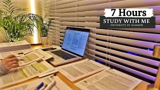 6 HOUR STUDY WITH ME | Background noise, 10 min Break, NO MUSIC | 50-10 POMODORO