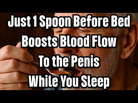 Just 1 Spoon Before Bed – Boosts Blood Flow ‘Down There’ While You Sleep | Advice For Elderly
