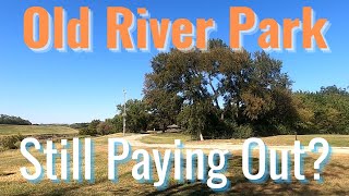 Metal detecting an old park by the river.