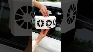 Solar Car Ventilator Cools Your Car! #carhack #solarfan #carcooling