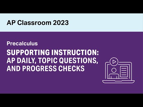 Supporting Instruction for Precalculus