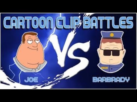 Cartoon Clip Battles Joe v Barbrady (Cops) Family Guy vs South Park