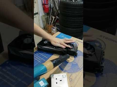 Graphic card RTX 3080 surface cleaning #kepong