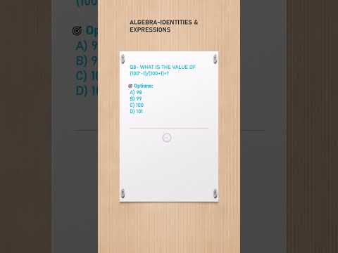 10 Sec Math Challenge –Are You Ready?N-8 #MathChallenge #BrainTeaser #Shorts #MathsShorts #SpeedMath