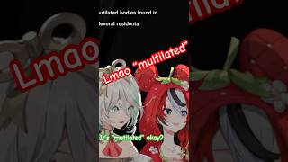Bae makes fun of Cecilia when she reads "mutilated" 【Baelz x CC/HololiveEN】#shorts