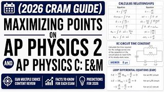 (2026 Cram Guide) Concepts to Review for AP Physics 2 and AP C: E&M