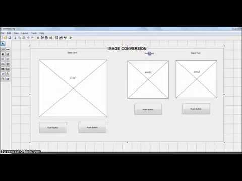 MATLAB GUI for image type(Grayscale & Binary) conversion -Part1