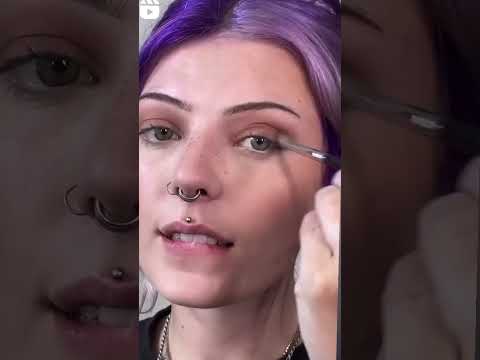 purple 💜 eye makeup subscribe for more #fashion #viral #trending #shorts