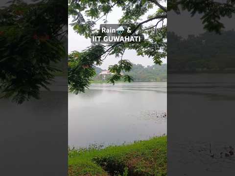 Rainy vibes at IIT Guwahati 🌧️ #rain #iit #iitguwahati #iitguwahaticampus #shorts #reel