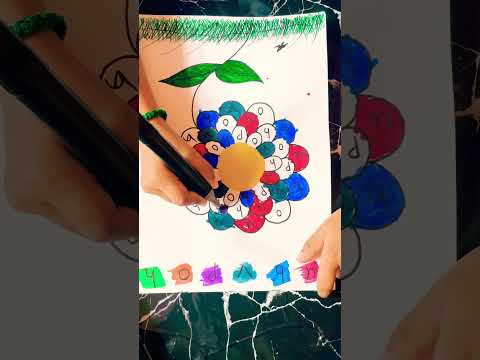 Colourfull letters flower activity #Rithvikplaytime #kidsindooractivities