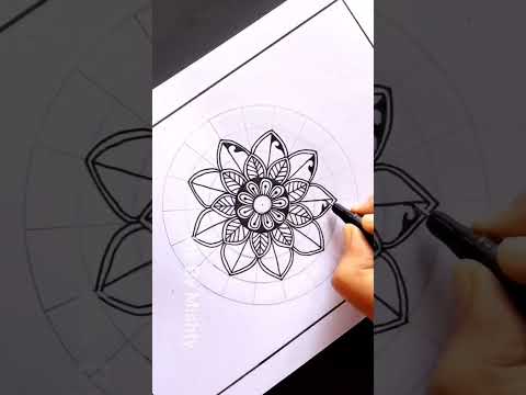 Mandala art | mandala art for beginners | shorts | youtube shorts