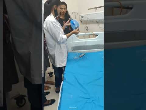 Anesthesia technology student, How to fix ambu bag into oxygen, internship days.