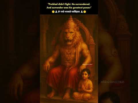 Prahlad Had Faith — Would You?jay Narsimha Dev 🙏🏻🌼🌸 #viral