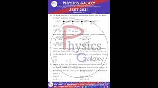 Free Assignment|@physicsgalaxy1537 JEST|CSIR NET|GATE|TIFR|IIT JAM|BARC