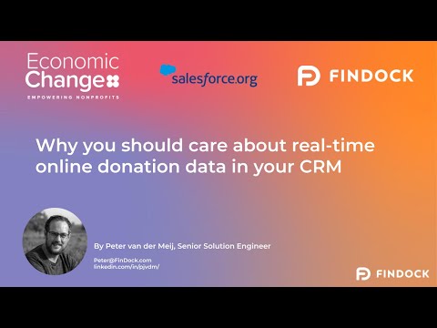 Going Digital Summit - Why you should care about real-time online donation data in your CRM
