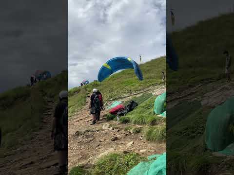 Paragliding in Nepal 😍 | Stunning Pokhara Views 🪂 | #Shorts