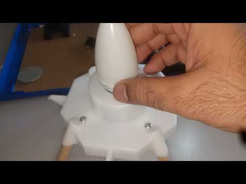 Rechargeable candle lamp with 18v cordless drill machine battery. Repairing led bulb emergency lamp.