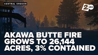 Businesses step up as Akawa Butte Fire grows in central Oregon