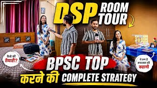 DSP Room Tour | BPSC Topper in 4th Attempt | Complete Booklist & Strategy | BPSC Topper Interview