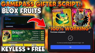 [BEST🐲] GamePass Gifter Script Blox Fruits Script! 🔥 | NO KEY • UNDETECTED • OVERPOWERED