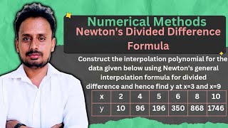 Divided Difference: Newton's Interpolation Technique
