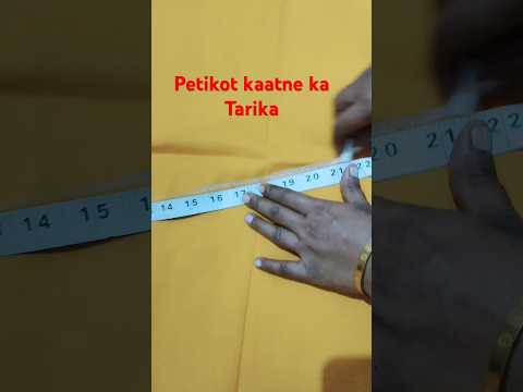 Petikot kaatne ka Tarika||simple tarike se peticot kaise Kate||petikot silane ka Tarika||#shorts