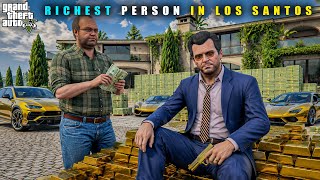 GTA 5 : FINALLY MICHAEL BECOME RICHEST MAN OF LOS SANTOS || BB GAMING