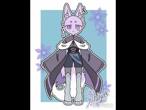 代理の新衣装です!!!✨✨#oc #イラスト #イラストメイキング