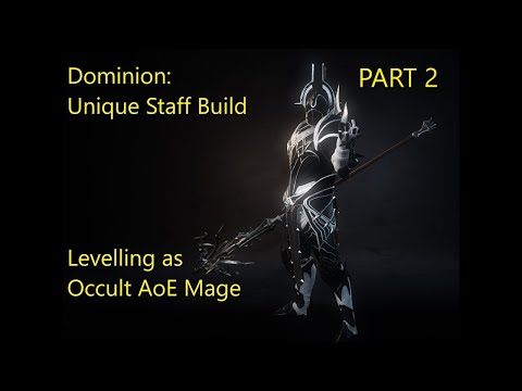 Wolcen Bloodtrail 1.1.4.1 PURE Occult AoE Mage / Levelling using a DOMINION Unique Staff Build. EP.2