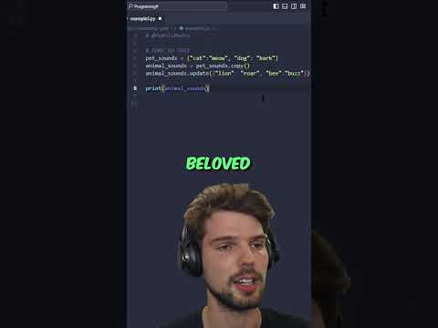 Mastering Python Dictionary Extensions with PEP 448! 🐍💡 #PythonTips #CodeEfficiency #Shorts