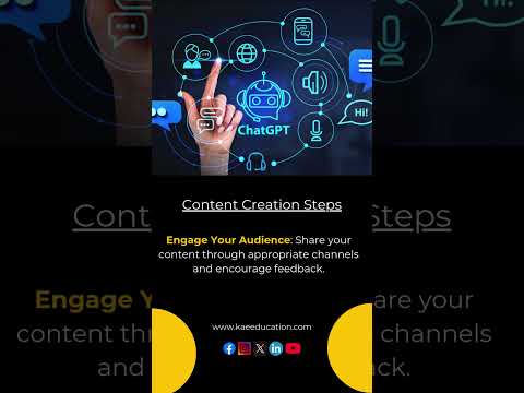 ChatGPT Content creation