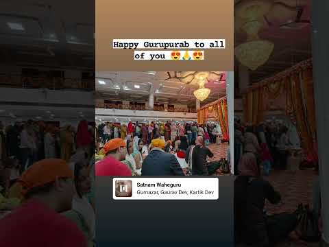 Happy Gurupurab to all of you... @shahsatnamjigreenswelfare  @GurnazarChattha