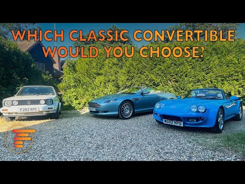 Classic Convertibles: Which Would You Choose? MK1 Golf | Marcos Mantara | Aston Martin DB9 Volante