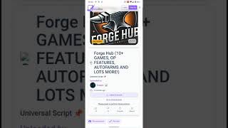 Best Script for Roblox  🚀 | many games and easy to use | Forge Hub Tutorial