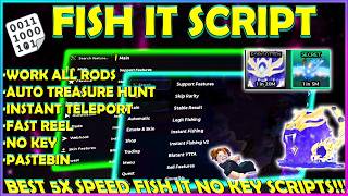 [⭐UPD] FISH IT SCRIPT OP! 🎣 WORK ALL RODS + AUTO TREASURE HUNT + INSTANT TELEPORT | FREE NO KEY 🔥