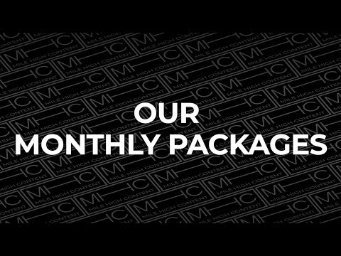 Mile High Content - Monthly Digital Marketing Packages