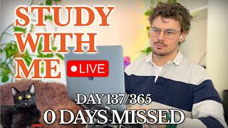 Study With Me LIVE 🚀 8-HOURS — Deep Focus (50/10 Pomodoro) | Cozy UK Rain, No Distractions!