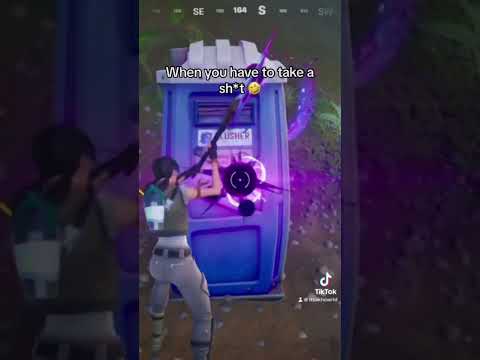 If you gotta go, you gotta go. 🚽💩😡 #fortnite
