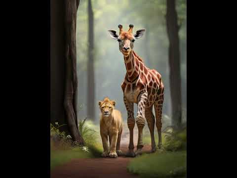The Story Of The Lion and The Giraffe | Children's Bedtime Story | Sleepy Storytime