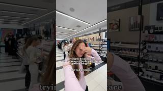TRYING the EVERYTHING SKINCARE and MAKEUP CHALLENGE at SEPHORA🎀✨🛍️😳🤍