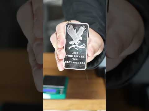 Testing Silver Bars from the Pawn Shop #silverstacking #silverbullion #coincollecting