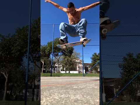 i've never seen someone pop a skateboard this high before #skateboarding #skate #shorts