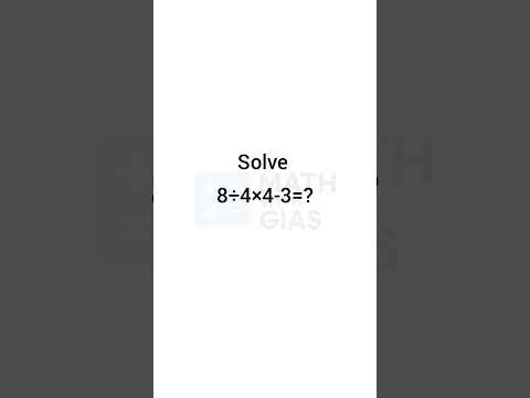 Solve it #basicmath #maths #mathchallenge #viral #foryou