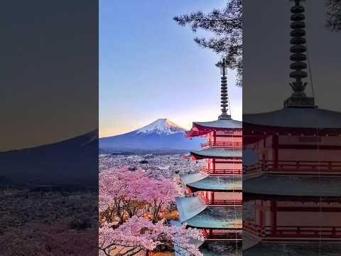 🗻🇯🇵✨ "Mount Fuji – Japan’s Majestic Icon of Beauty & Spirit" #shorts #wondersoftheworld