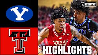 BYU Cougars vs. Texas Tech Red Raiders | Full Game Highlights | ESPN College Basketball