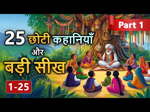 25 छोटी कहानियां और बड़ी सीख (PART 1) 🚀 जीवन बदलने वाली प्रेरणादायक कहानियां | Hindi Moral Story