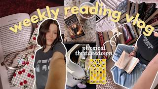 reading my physical tbr for a week 📚🫡 weekly reading vlog