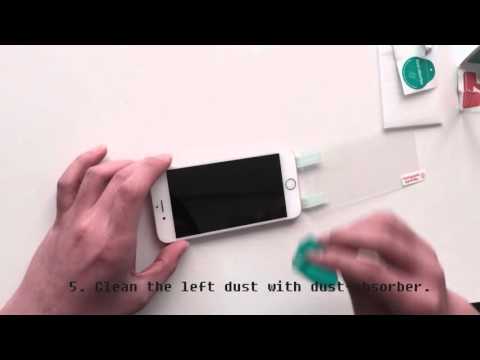 Old Version Guide Sticker Installation Video for Smartphone Screen Protector