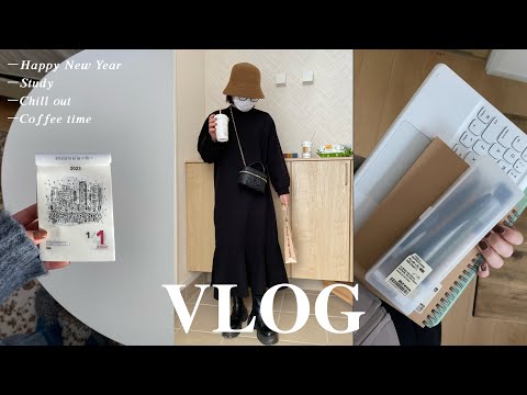 ［vlog］お正月気分が抜けない看護学生🐰📝/採用試験対策をする