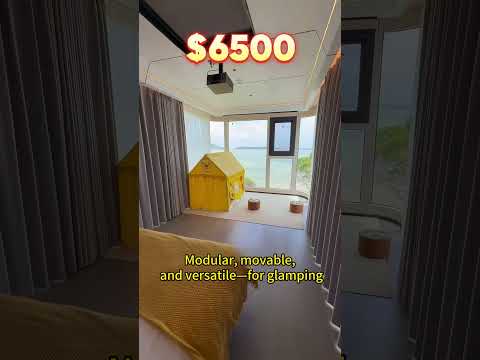 Real Footage: Futuristic Pod House | Modular & Mobile Living in Nature#prefabhouse #containerhome